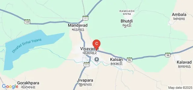Apollo HMCT College, Visavadara Map