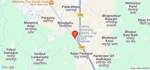 Invertis Institute of Law, Bareilly Map