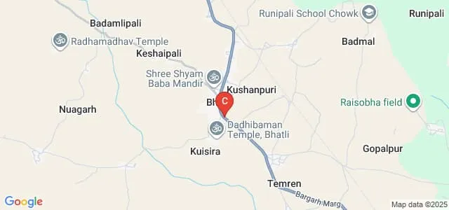 Dadhibaman College, Bargarh Map