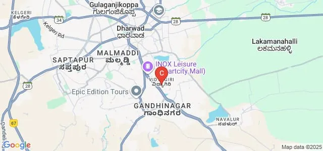 JSS KH Kabbur Institute of Engineering, Dharwad Map