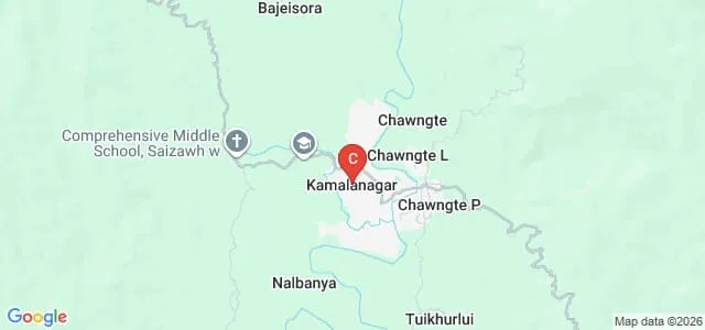 Government Kamalanagar College, Mizoram Map