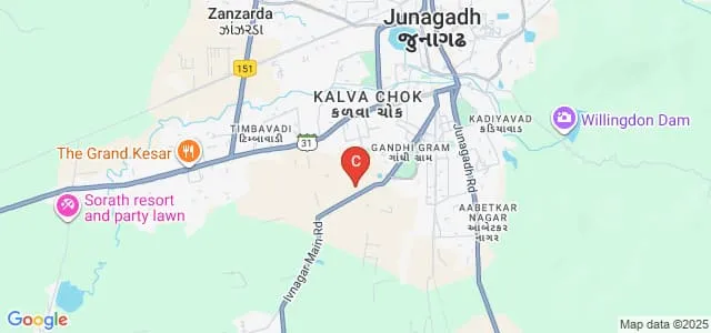 College of Veterinary Science and Animal Husbandry, Junagadh Map