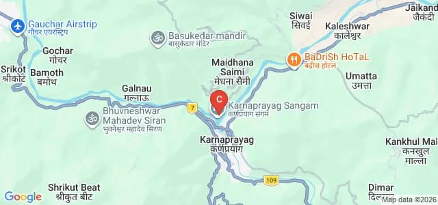 Dr Shivanand Nautiyal Government PG College, Karanprayag Map