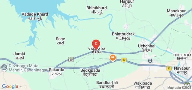 Maa Devmogara Government Arts College, Uchchhal Map