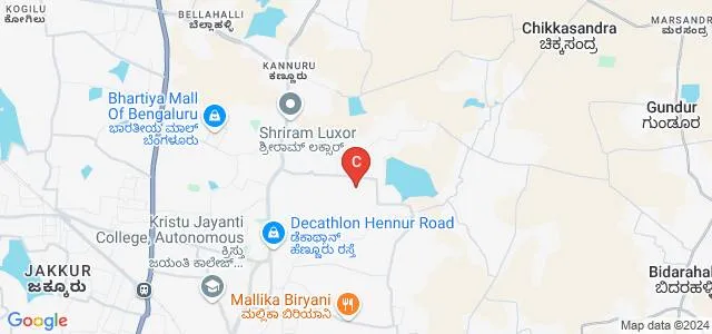 Alpha College of Engineering, Bangalore Map