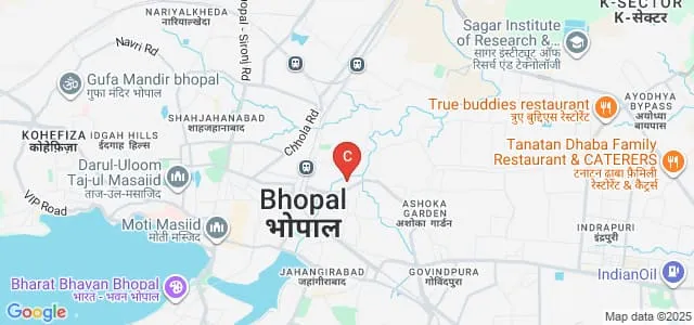 Narayan Shree Homoeopathic Medical College and Hospital, Bhopal Map