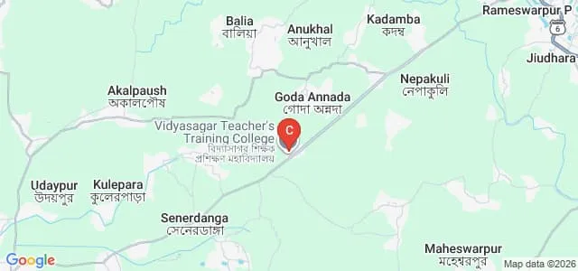 Vidyasagar Teachers Training College, Burdwan Map
