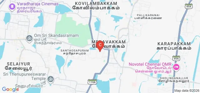 New Prince Shri Bhavani Arts and Science College, Chennai Map