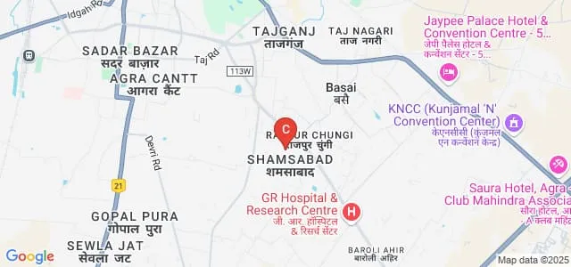 Smt Shanti Devi Degree College, Agra Map