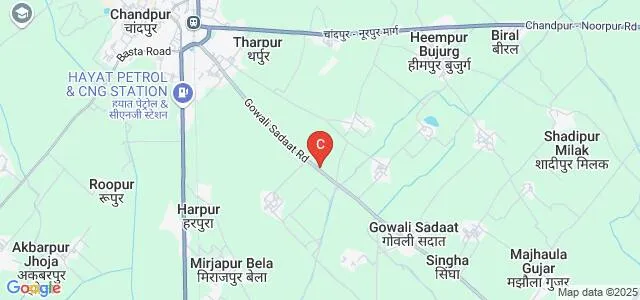 Chandpur Degree College, Bijnor Map
