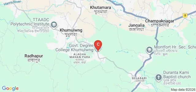 Government Degree College, Khumulwng Map
