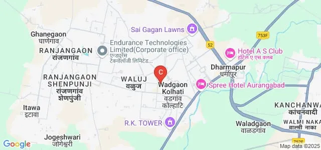 Srinath College of Arts, Commerce and Science, Aurangabad Map