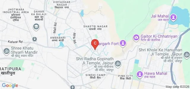 Rajshree Mahila TT College, Jaipur Map