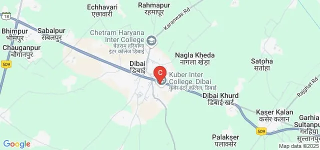 Digambar Post Graduate College, Dibai Map
