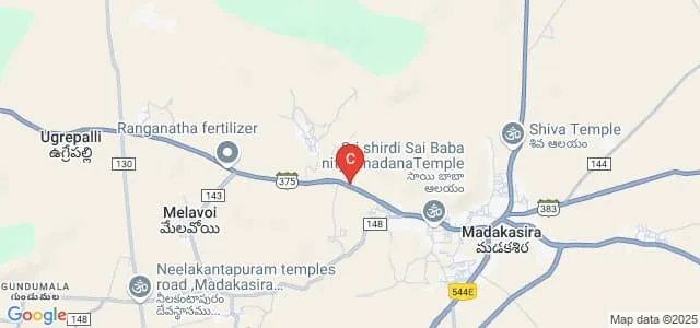 SYTR Government Degree College, Madakasira Map