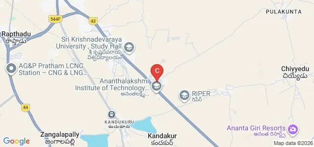 Sri Krishnadevaraya Institute of Management, Anantapur Map