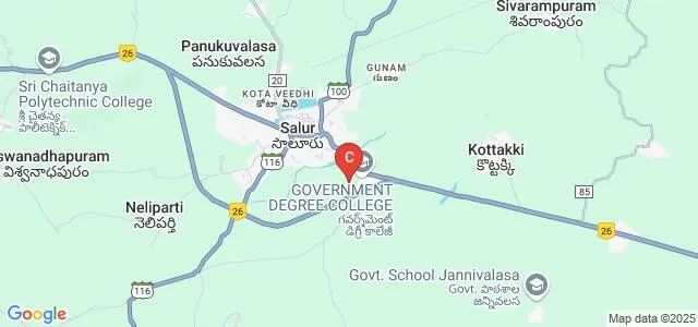 Government Degree College, Salur Map