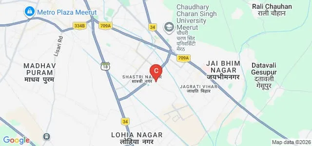 SKD College of Education, Meerut Map