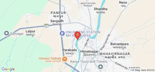 DL Patel Science College, Himmatnagar Map