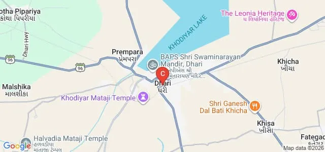 Polytechnic in Agriculture, Junagadh Agricultural University, Dhari Map