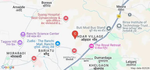 RTC B Ed College, Ranchi Map