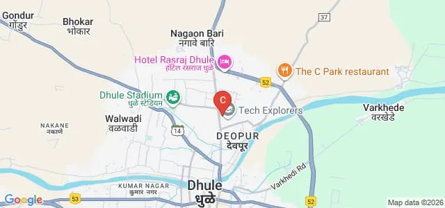 Dr Suryakanta R Ajmera MCA College for Women, Dhule Map
