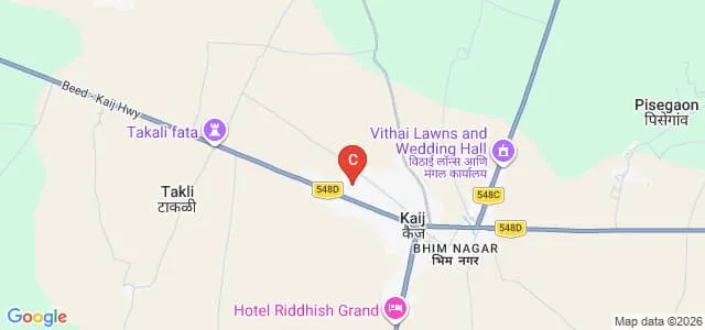 Dr Vishwanathrao Karad College of Education, Beed Map
