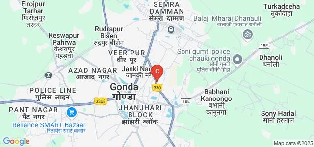 Meena Shah Institute of Technology and Management, Gonda Map