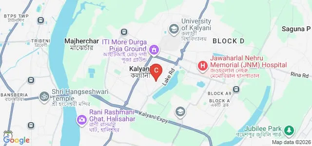 Directorate of Open and Distance Learning, University of Kalyani, Kalyani Map