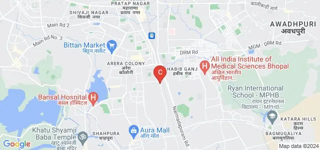 BSSS Institute of Advanced Studies, Bhopal Map