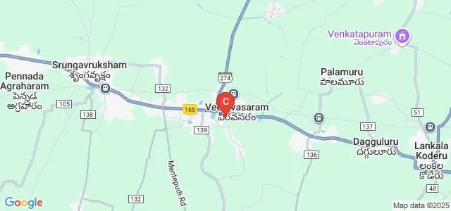 MRK College of Architecture, Veeravasaram Map
