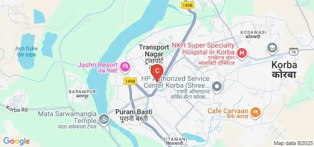 Modern College of Management and Information Technology, Korba Map