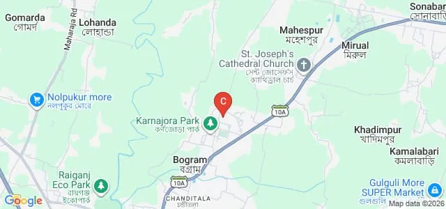 Raiganj B Ed College, Karnajora Map