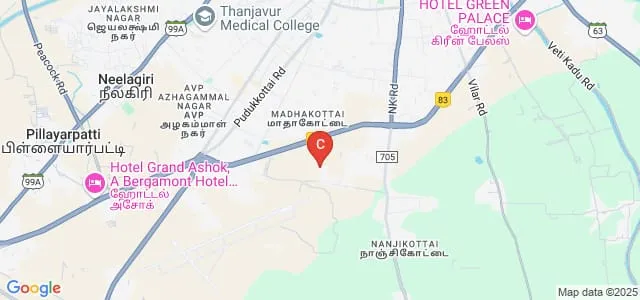 Parisutham Institute of Technology and Science, Thanjavur Map