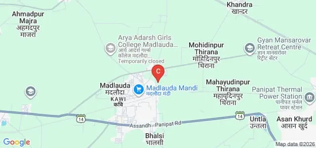 Government College for Women, Madlauda Map