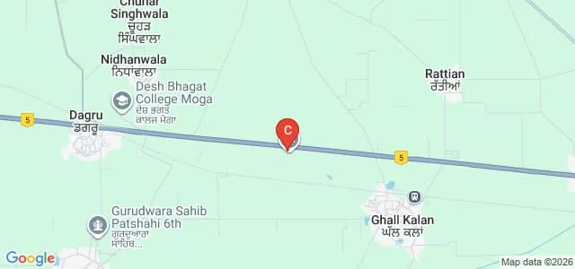 Lala Lajpat Rai College of Pharmacy, Moga Map