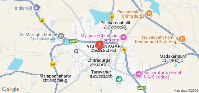 Maharaja Madakarinayaka First Grade College for Arts and Commerce, Chitradurga Map