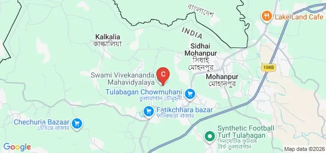 Swami Vivekananda Mahavidyalaya, Mohanpur Map