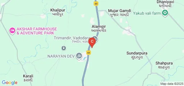 Krishna School of Emerging Technology and Applied Research, Vadodara Map