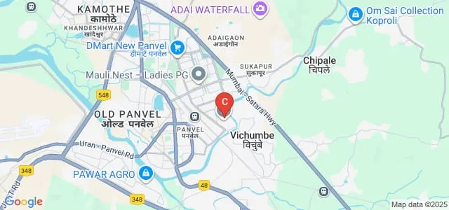 Pillai Institute of Management Studies and Research, Panvel Map