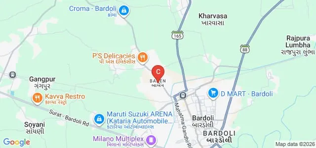 Vidyabharti Trust Institute of Technology and Research Centre, Surat Map