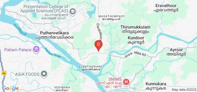 College of Applied Science, Puthenvelikkara Map