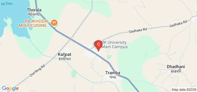School of Pharmacy, RK University, Rajkot Map