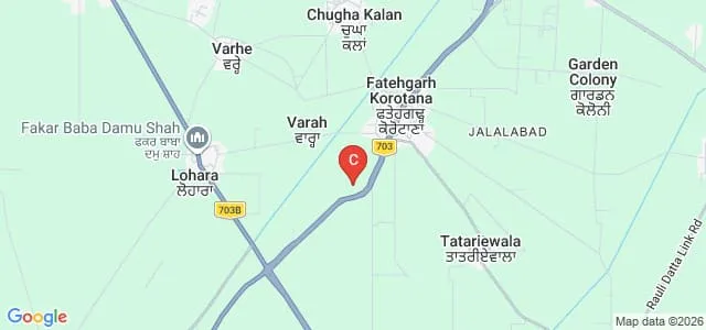 Tagore College of Education, Moga Map