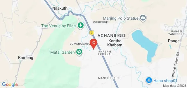 Liberal College, Imphal Map
