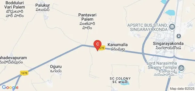 Malineni Lakshmaiah Engineering College, Singarayakonda Map