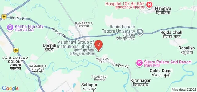 Vaishnavi Institute of Pharmacy, Bhopal Map