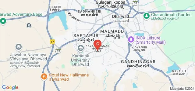 Siddharameshwar College of Education, Dharwad Map