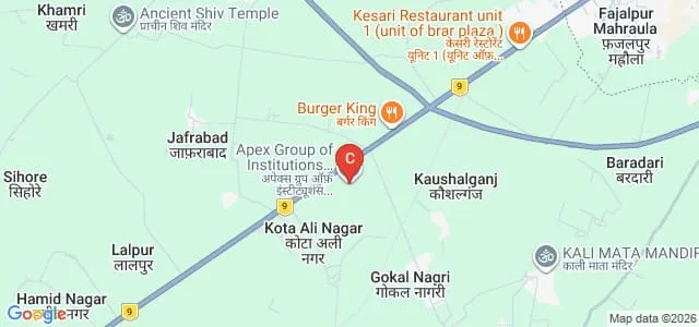 Apex College of Education, Rampur Map