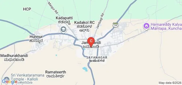 BLDE Association's Law College, Jamkhandi Map